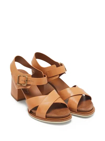 Pre-owned Tod's Vintage  65mm Cross-strap Sandals