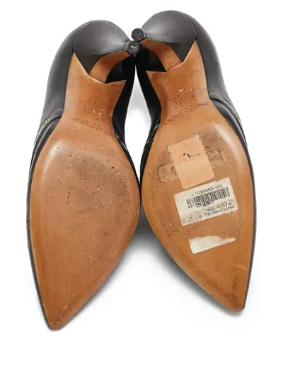 Pre-owned Jimmy Choo 130mm Eyelet-embellished Leather Pumps