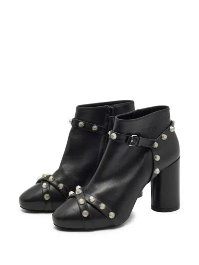 Pre-owned Balenciaga 90mm Stud-embellished Ankle Boots