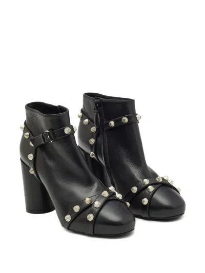 Pre-owned Balenciaga 90mm Stud-embellished Ankle Boots