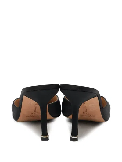 Pre-owned Manolo Blahnik  80mm Crystal-embellished Mules