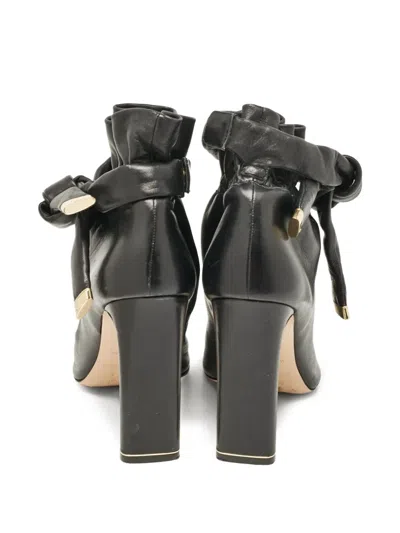 Pre-owned Nicholas Kirkwood  Peep-toe Ruffled Ankle Boots