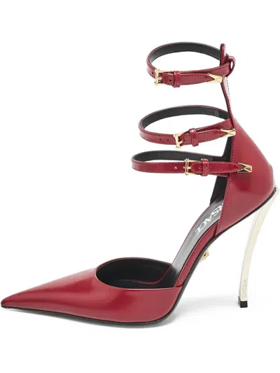 Pre-owned Versace Leather Heeled Pumps