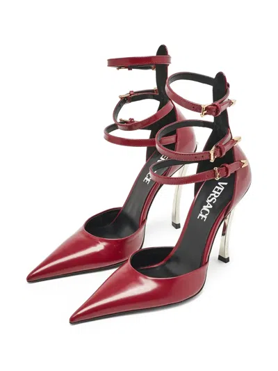 Pre-owned Versace Leather Heeled Pumps