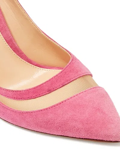 Pre-owned Gianvito Rossi  100mm Suede-panelled Pumps