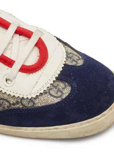 Pre-owned Gucci Gg Supreme Canvas Sneakers