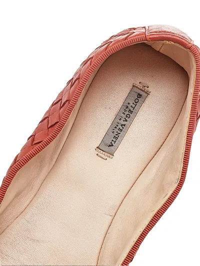 Pre-owned Bottega Veneta Intrecciato Ballet Flats
