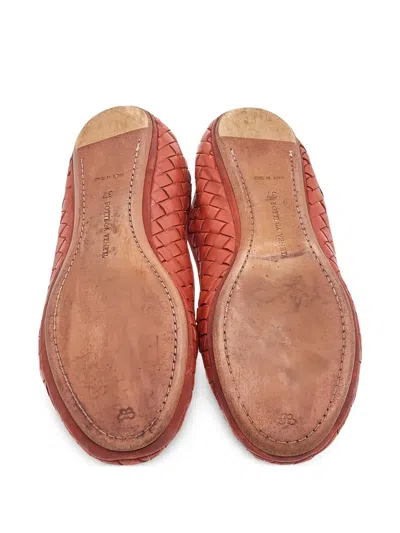 Pre-owned Bottega Veneta Intrecciato Ballet Flats