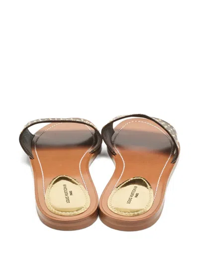 Pre-owned Louis Vuitton Lock It Sandals