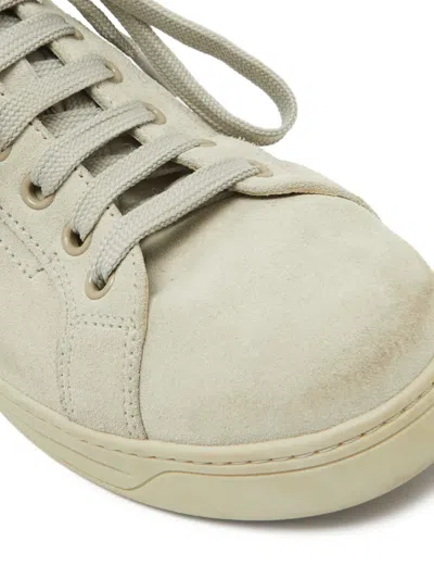 Pre-owned Prada Suede Lace-up Sneakers