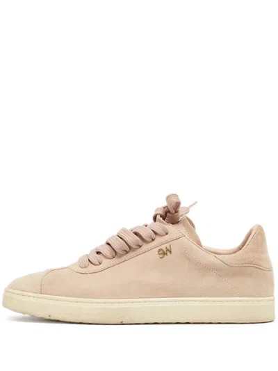Pre-owned Stuart Weitzman  Suede Low-top Sneakers