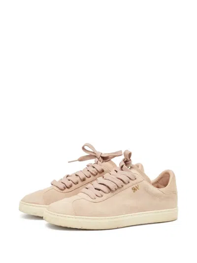 Pre-owned Stuart Weitzman  Suede Low-top Sneakers