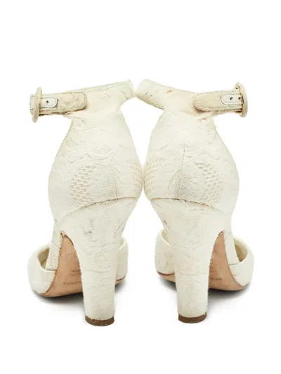 Pre-owned Dolce & Gabbana 110mm Leather Heeled Sandals