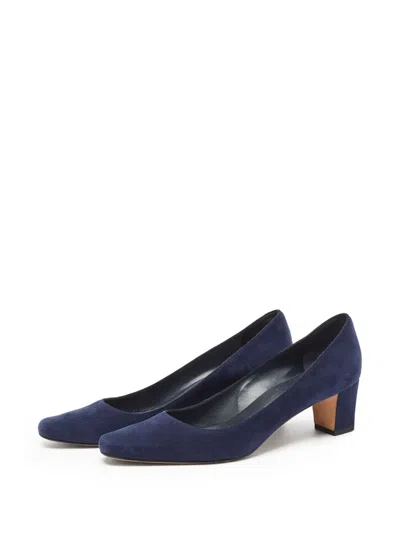 Pre-owned Manolo Blahnik  50mm Okkatopla Suede Pumps
