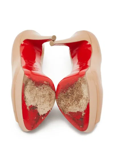 Pre-owned Christian Louboutin 150mm Leather Heeled Pumps