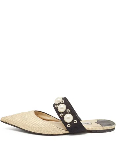 Pre-owned Jimmy Choo Basette Mules