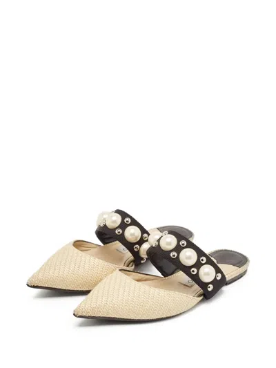Pre-owned Jimmy Choo Basette Mules