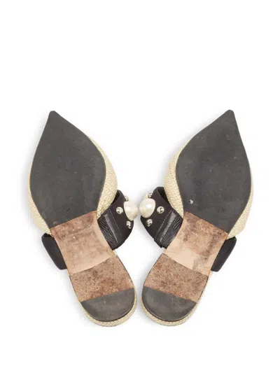 Pre-owned Jimmy Choo Basette Mules