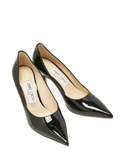 Pre-owned Jimmy Choo 90mm Patent Pumps