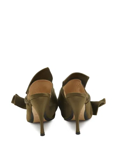 Pre-owned N°21  120mm Raso Ruffled Open-toe Sandals