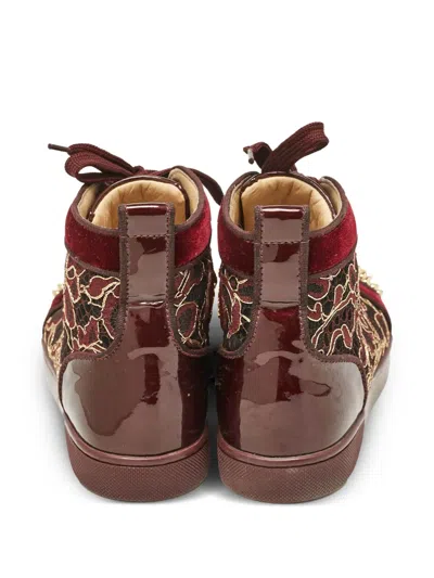 Pre-owned Christian Louboutin Spike-embellished Sneakers