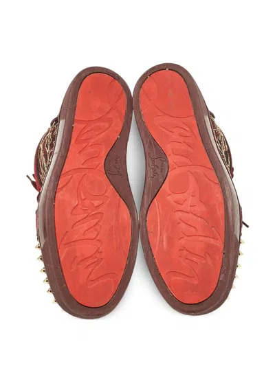 Pre-owned Christian Louboutin Spike-embellished Sneakers