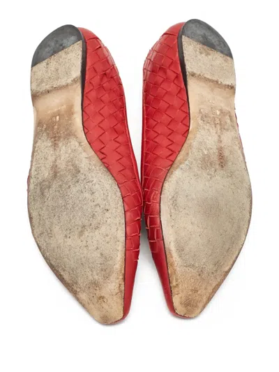 Pre-owned Bottega Veneta Intrecciato Ballet Flats