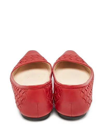 Pre-owned Bottega Veneta Intrecciato Ballet Flats