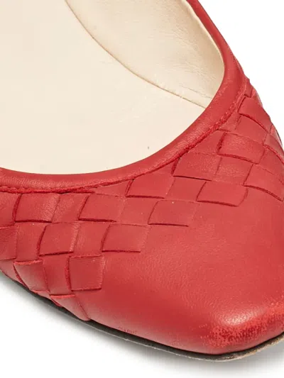 Pre-owned Bottega Veneta Intrecciato Ballet Flats