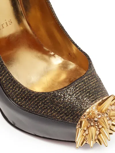 Pre-owned Christian Louboutin 145mm Lady Asteroid Pumps