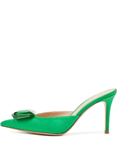 Pre-owned Gianvito Rossi  90mm Jaipur Mules