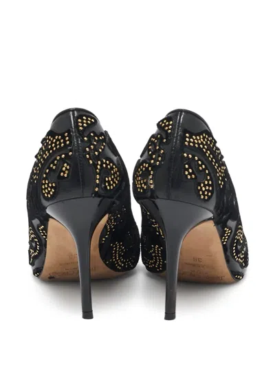 Pre-owned Jimmy Choo 85mm Anouk Beaded Pumps
