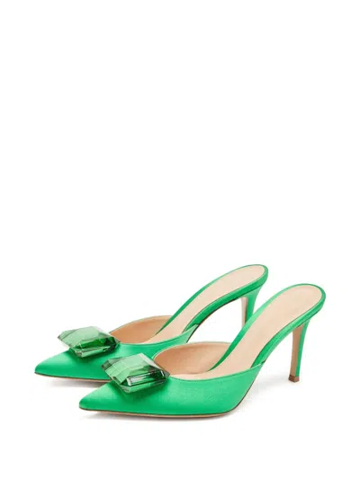Pre-owned Gianvito Rossi  90mm Jaipur Mules