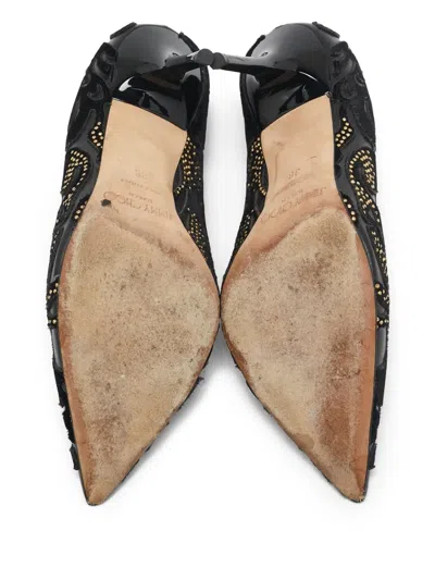 Pre-owned Jimmy Choo 85mm Anouk Beaded Pumps