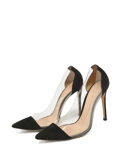 Pre-owned Gianvito Rossi  105mm Plexi Transparent-panel Stiletto Sandals