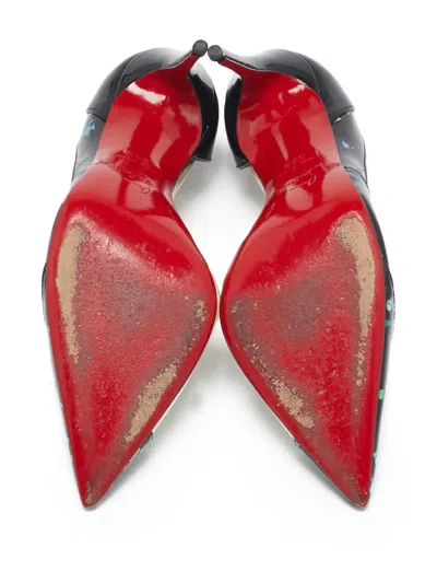 Pre-owned Christian Louboutin 100mm Tac Clac Pumps
