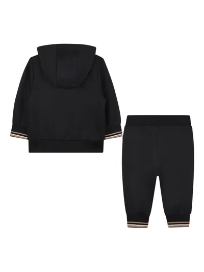Bosswear Hooded Zip-up Tracksuit In Black