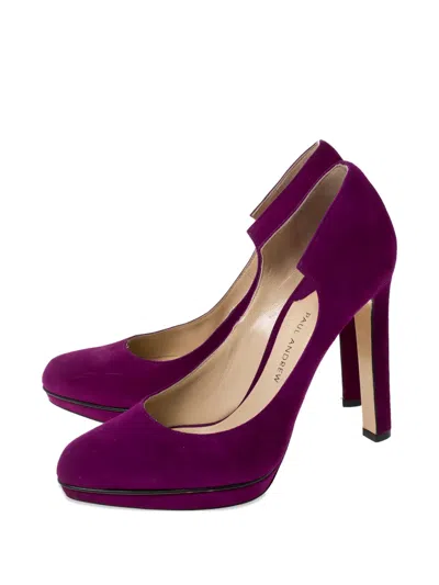 Pre-owned Paul Andrew 115mm Suede Pumps