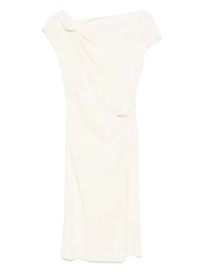 Pre-owned Prada Rosette Midi Dress
