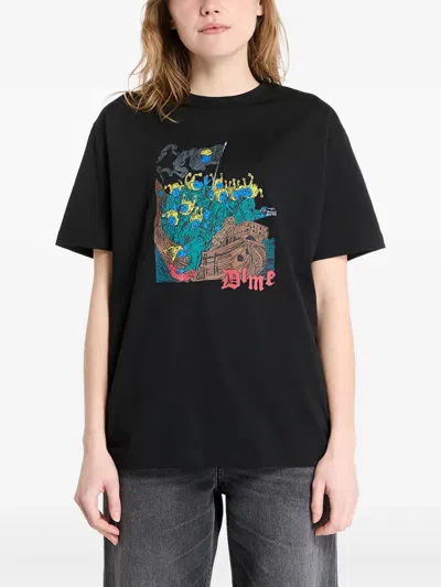Dime Folly T-shirt In Black