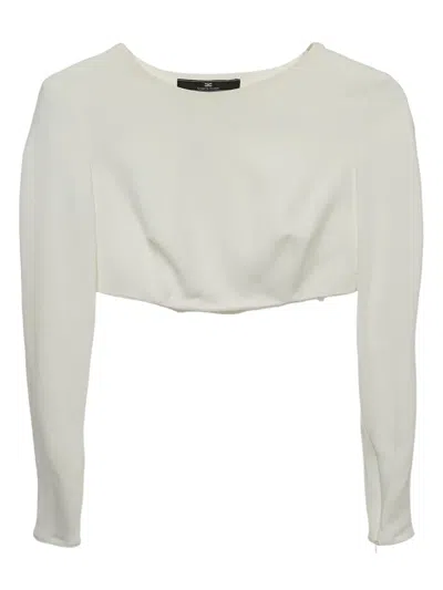 Pre-owned Elisabetta Franchi  Asymmetrical Cropped Top