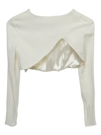 Pre-owned Elisabetta Franchi  Asymmetrical Cropped Top