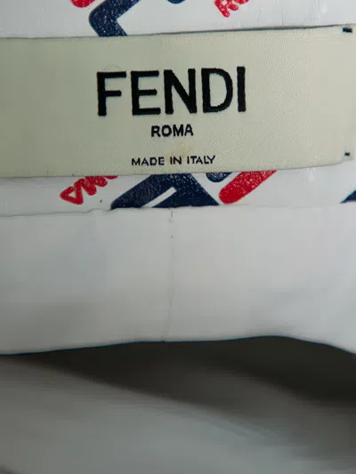 Pre-owned Fendi Roma All-over Logo-print Skirt