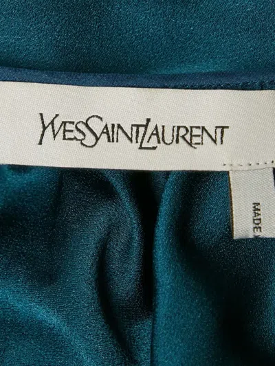 Pre-owned Saint Laurent Crepe Mini Dress