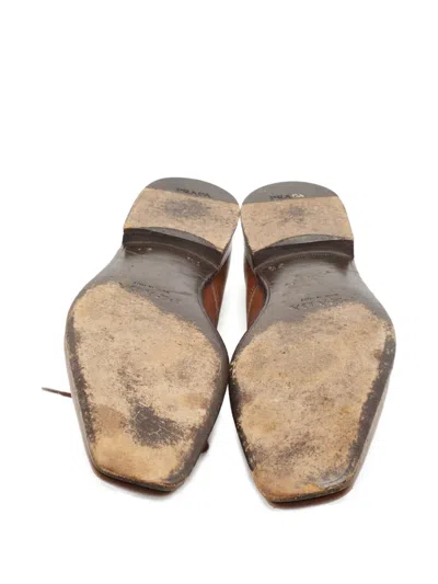 Pre-owned Prada Smooth Leather Derby Shoes