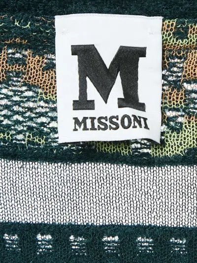 Pre-owned Missoni Patterned Belted Cardigan