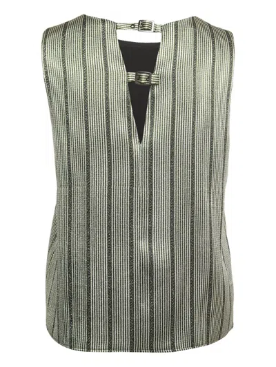 Pre-owned Emporio Armani Striped Top