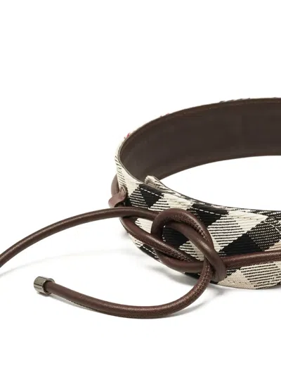 Pre-owned Burberry Leather Belt