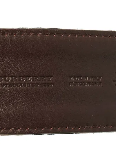 Pre-owned Burberry Leather Belt