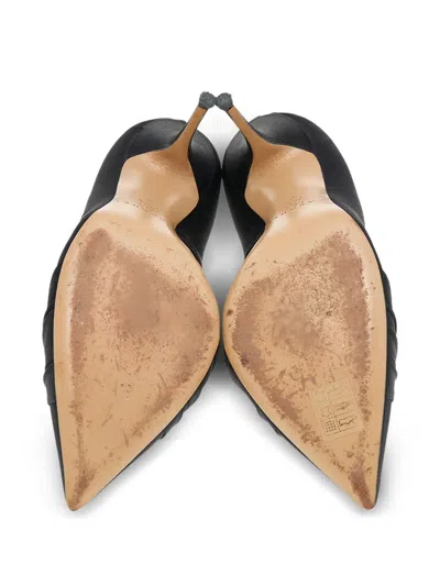 Pre-owned Casadei Vintage  110mm Satin Pumps